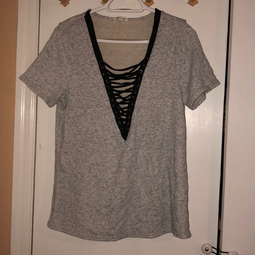 Lace up top